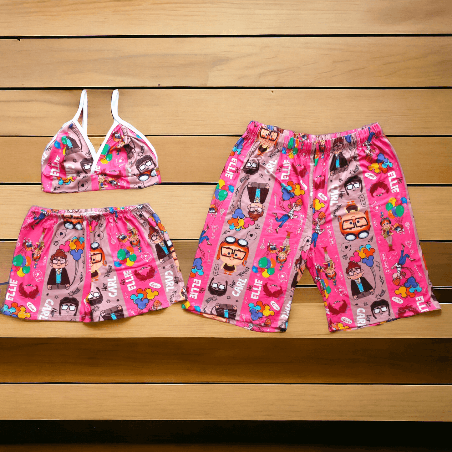 2 PIEZAS DE Pijama pareja short unisex  en COMBO  ENVIO GRATIS