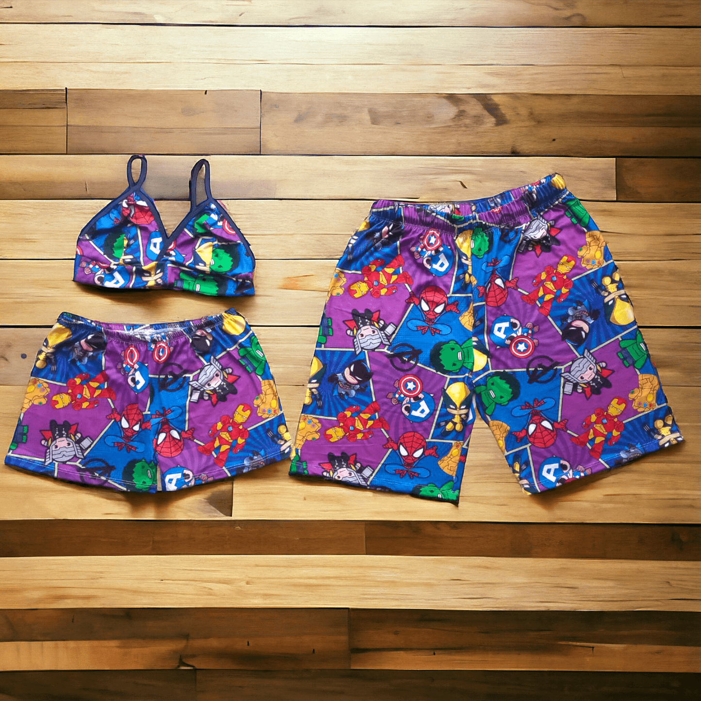 2 PIEZAS DE Pijama pareja short unisex  en COMBO  ENVIO GRATIS