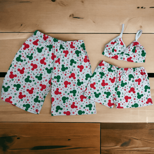2 PIEZAS DE Pijama pareja short unisex navidad ENVIO GRATIS