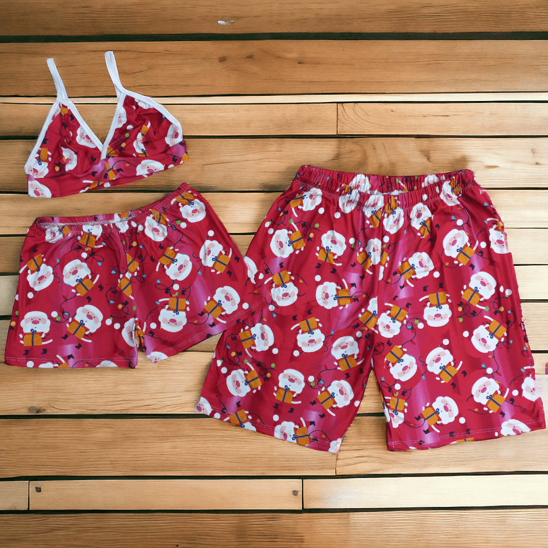 2 PIEZAS DE Pijama pareja short unisex navidad ENVIO GRATIS