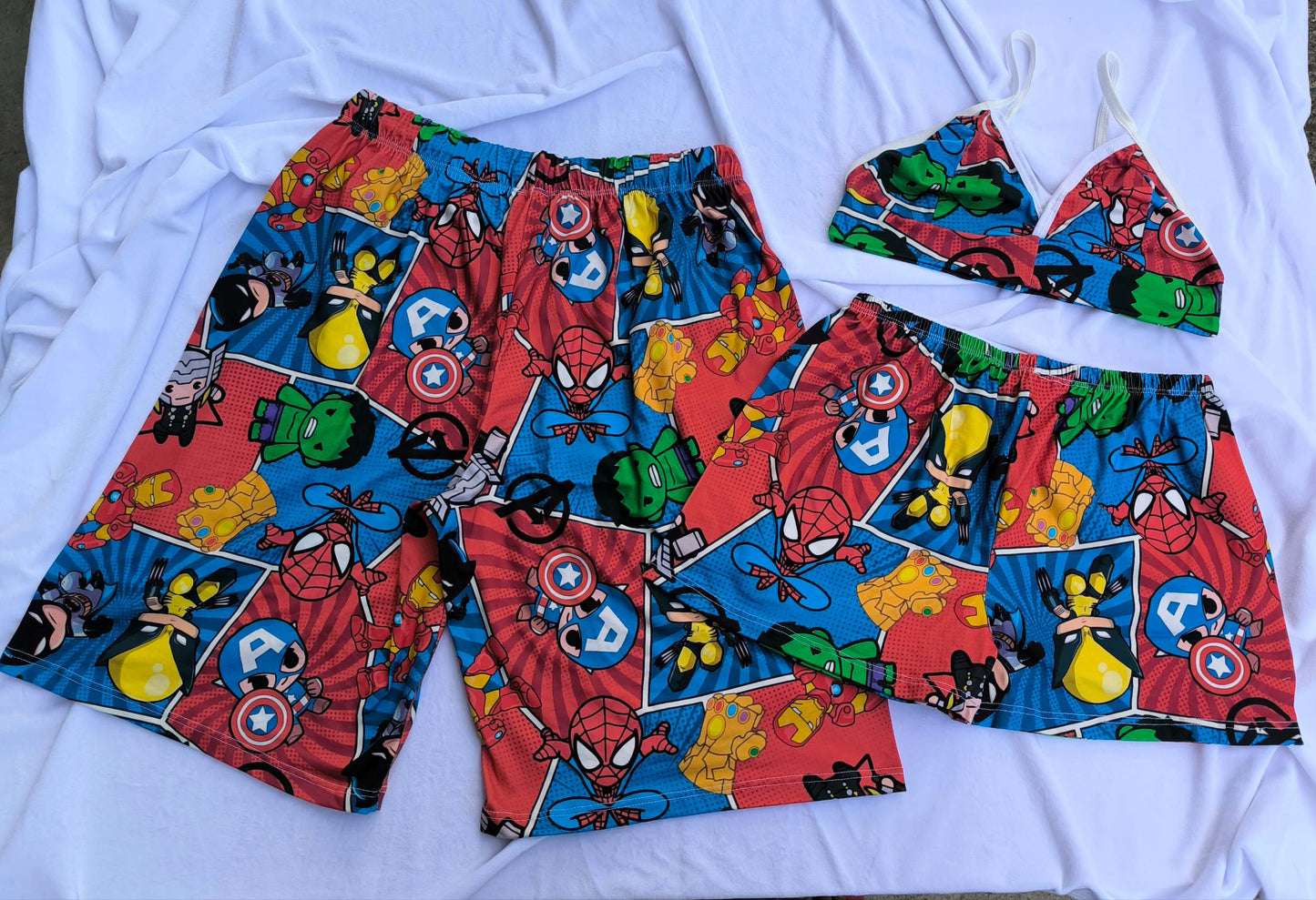 2 PIEZAS DE Pijama pareja short unisex  en COMBO  ENVIO GRATIS