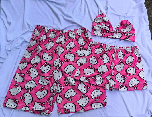 2 PIEZAS DE Pijama pareja short unisex  en COMBO  ENVIO GRATIS