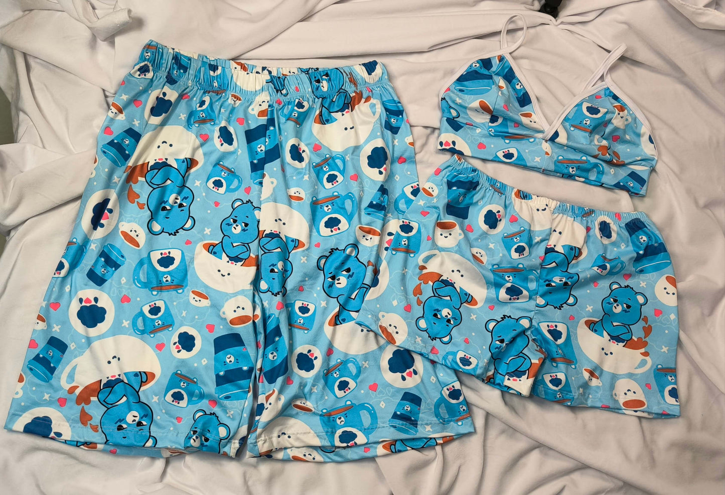 2 PIEZAS DE Pijama pareja short unisex  en COMBO  ENVIO GRATIS