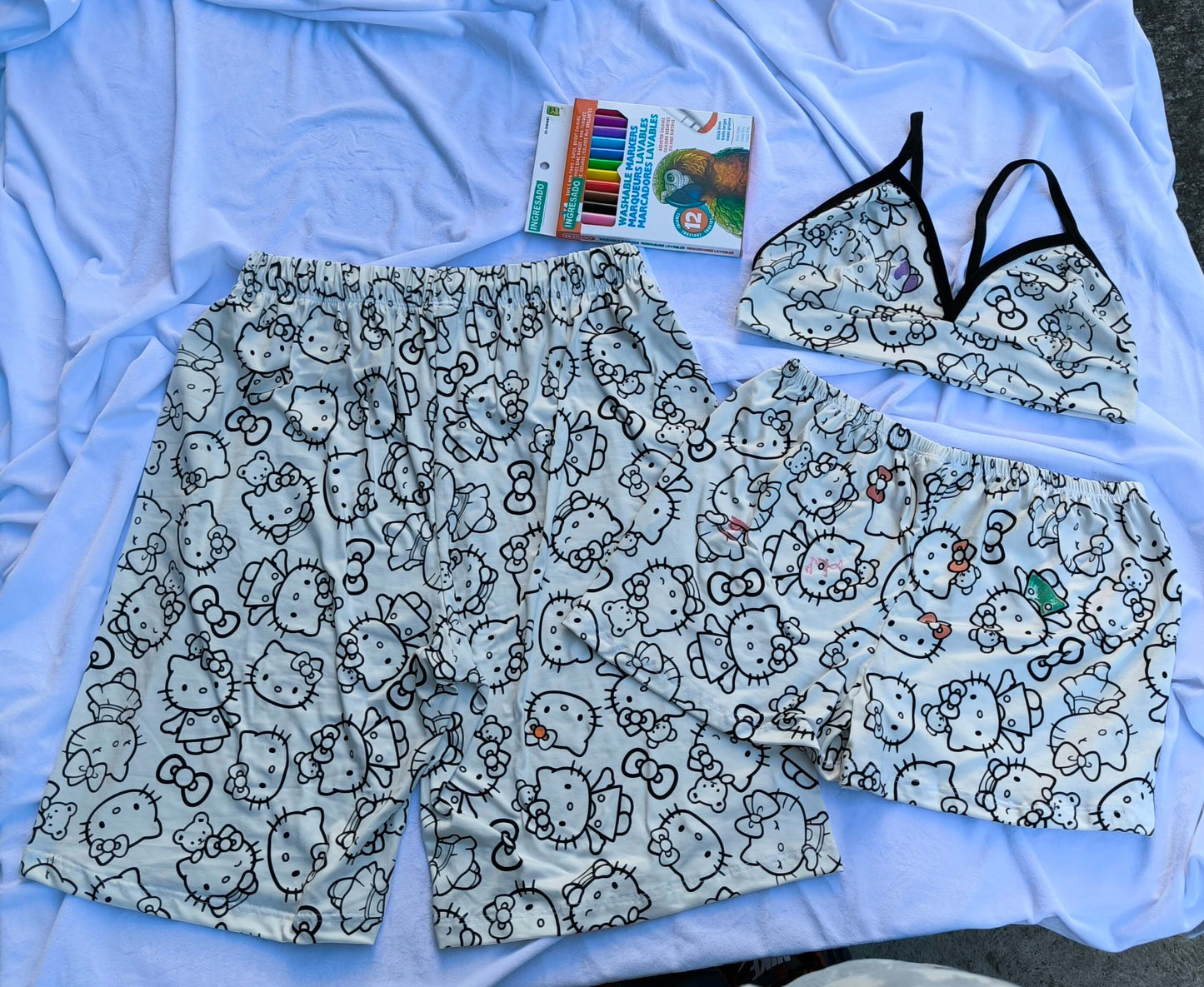 🎨2 PIEZAS DE Pijama Coloreable para Parejas  ENVIO GRATIS