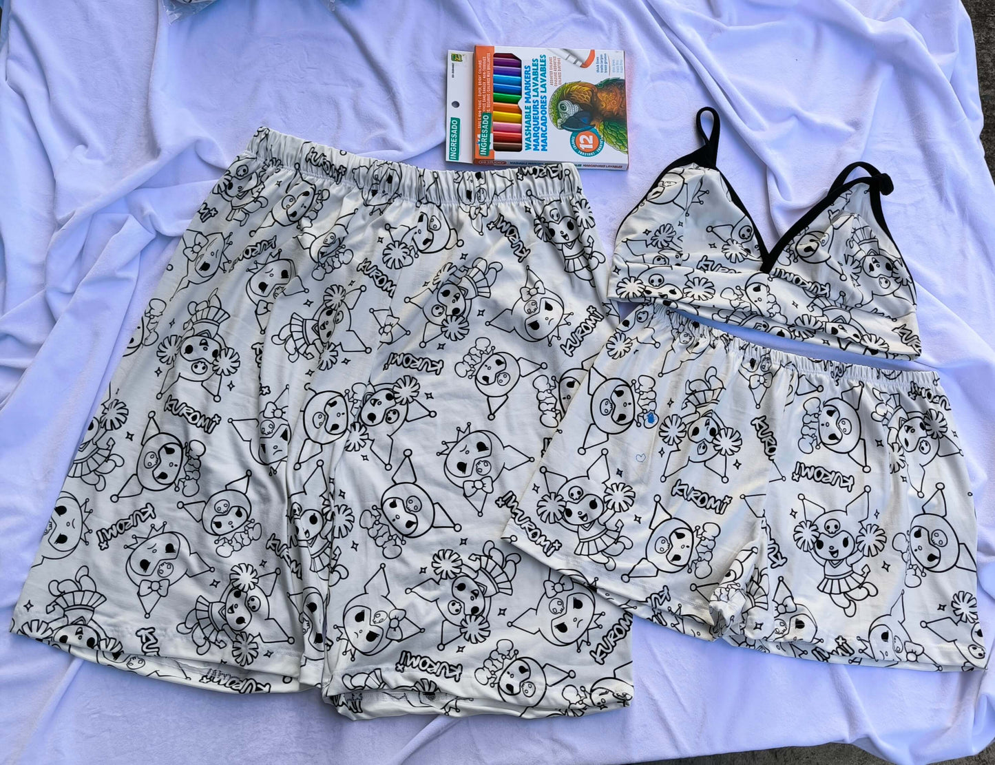 🎨2 PIEZAS DE Pijama Coloreable para Parejas  ENVIO GRATIS
